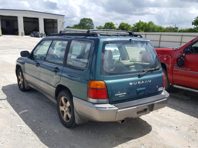 JF1SF6556WH712009 - 1998 SUBARU FORESTER S 绿色 照片 3