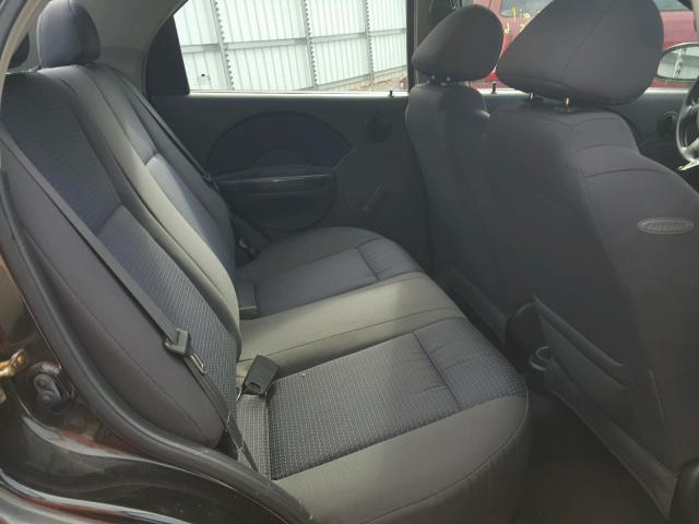 KL1TD56616B669733 - 2006 CHEVROLET AVEO BASE Қара фото 6