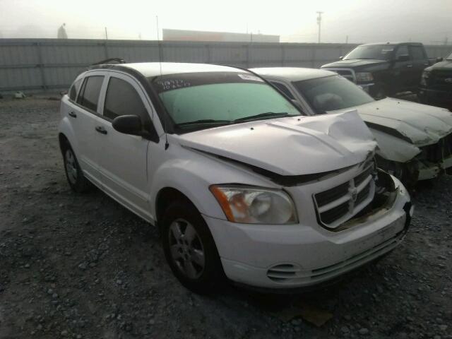 1B3HB28B47D516672 - 2007 DODGE CALIBER WHITE photo 1