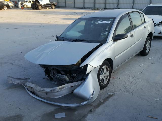 1G8AG52F63Z163325 - 2003 SATURN ION LEVEL SILVER photo 2
