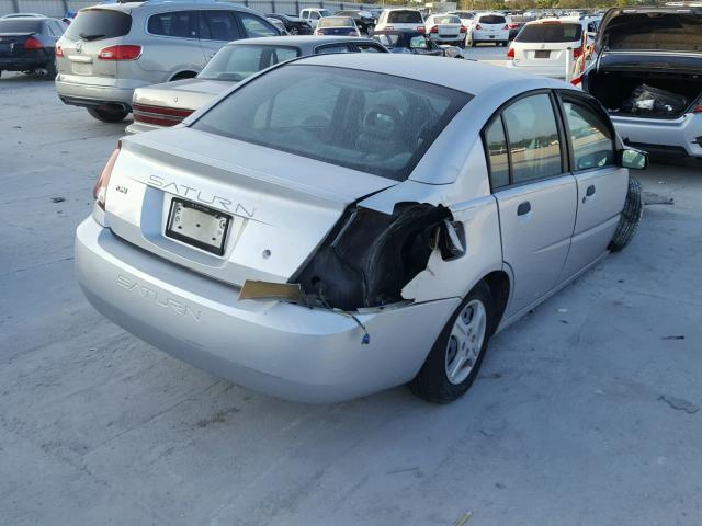 1G8AG52F63Z163325 - 2003 SATURN ION LEVEL SILVER photo 4