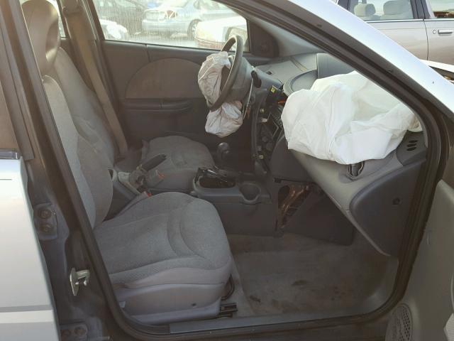 1G8AG52F63Z163325 - 2003 SATURN ION LEVEL SILVER photo 5