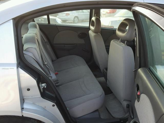 1G8AG52F63Z163325 - 2003 SATURN ION LEVEL SILVER photo 6