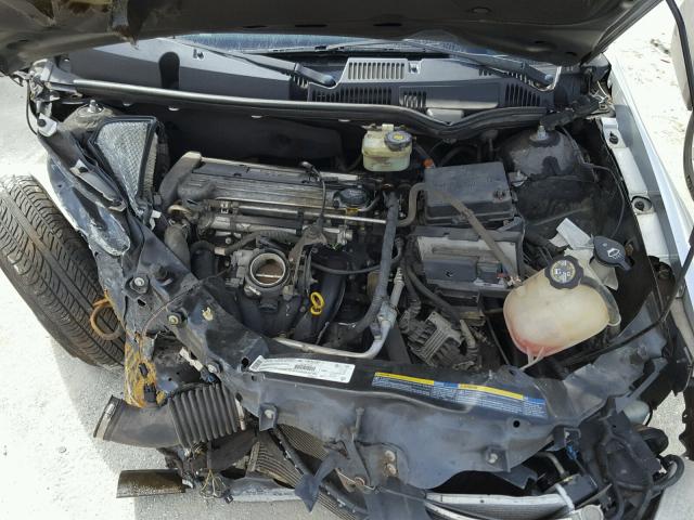 1G8AG52F63Z163325 - 2003 SATURN ION LEVEL SILVER photo 7