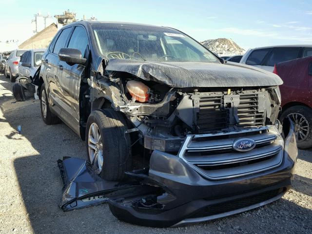 2FMTK4J98FBC12448 - 2015 FORD EDGE SEL CHARCOAL photo 1