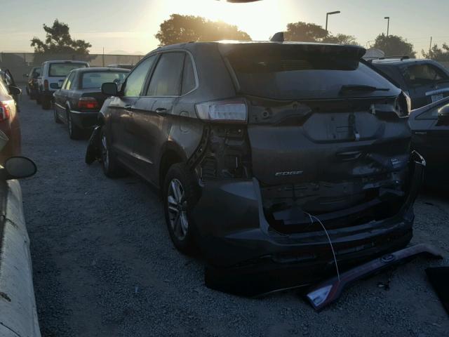 2FMTK4J98FBC12448 - 2015 FORD EDGE SEL CHARCOAL photo 3