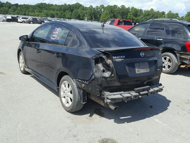 3N1AB6AP0BL639422 - 2011 NISSAN SENTRA 2.0 BLACK photo 3