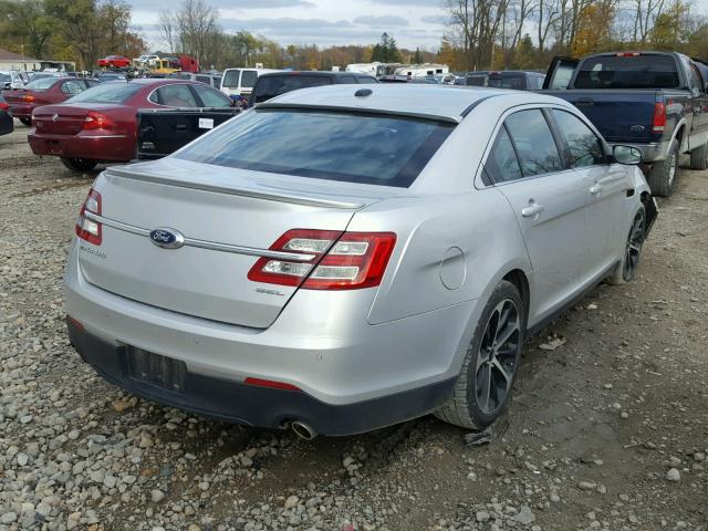 1FAHP2E81EG120886 - 2014 FORD TAURUS SEL SILVER photo 4