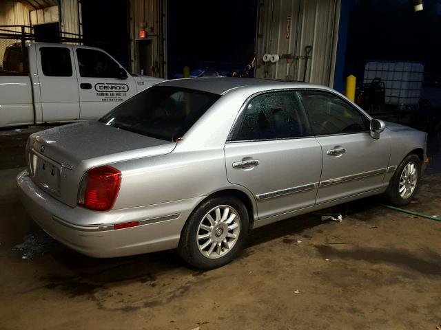 KMHFU45E54A302289 - 2004 HYUNDAI XG SILVER photo 4