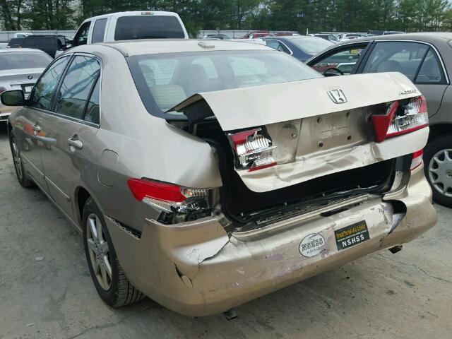 1HGCM66584A061203 - 2004 HONDA ACCORD EX GOLD photo 3