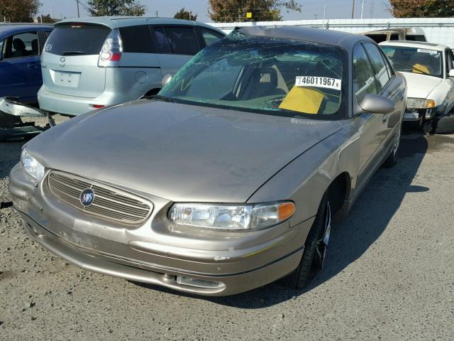 2G4WB52K321114058 - 2002 BUICK REGAL LS CHARCOAL photo 2