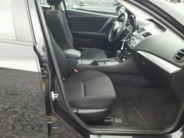 JM1BL1U73D1715433 - 2013 MAZDA 3 I BLACK photo 5