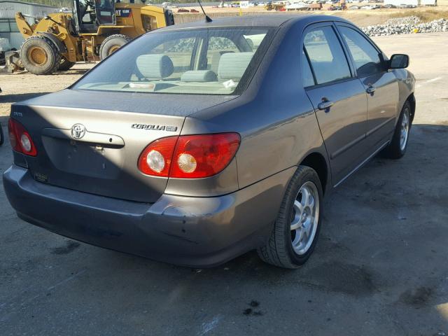 1NXBR32E35Z563323 - 2005 TOYOTA COROLLA CE GRAY photo 4