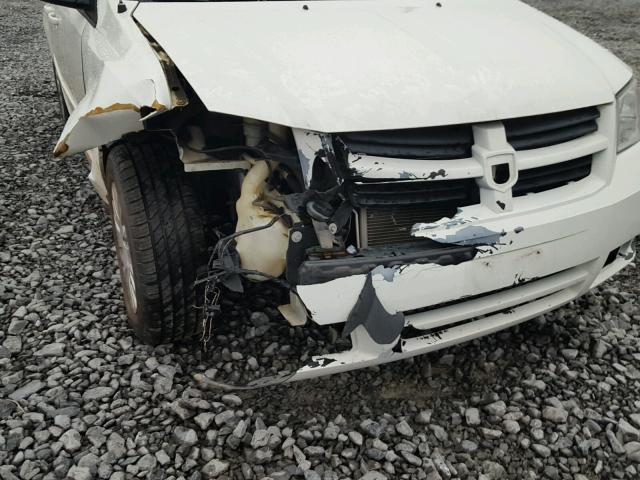 2D8HN44E49R537685 - 2009 DODGE GRAND CARA WHITE photo 9