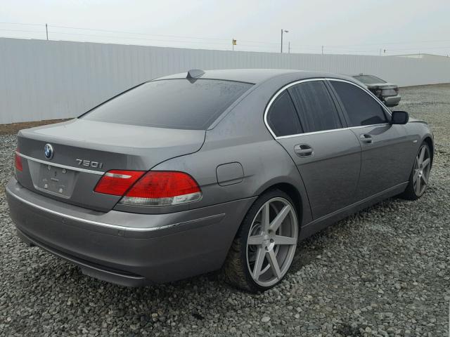 WBAHL83557DT10371 - 2007 BMW ALPINA B7 GRAY photo 4