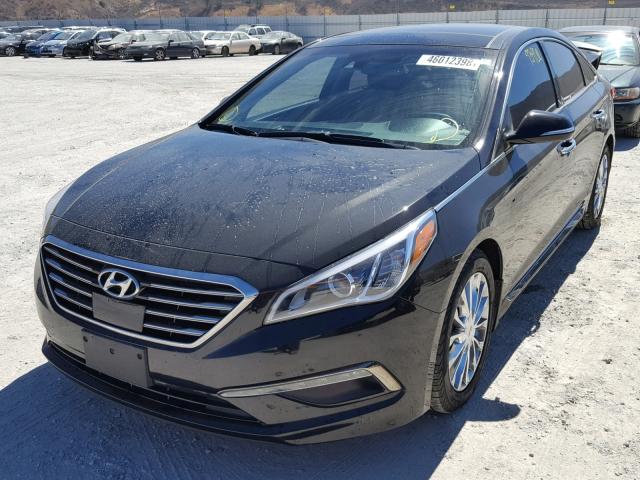 5NPE34AF9FH157254 - 2015 HYUNDAI SONATA SPO BLACK photo 2