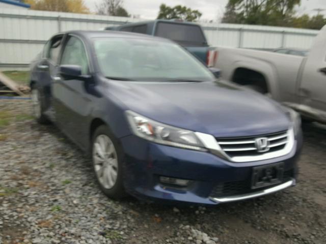 1HGCR2F71EA305142 - 2014 HONDA ACCORD EX BLUE photo 1