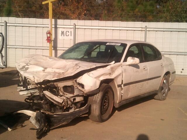 2G1WF55K949350294 - 2004 CHEVROLET IMPALA WHITE photo 2