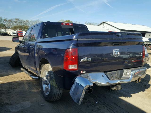 1C6RR7LT7DS620633 - 2013 RAM 1500 SLT BLUE photo 3