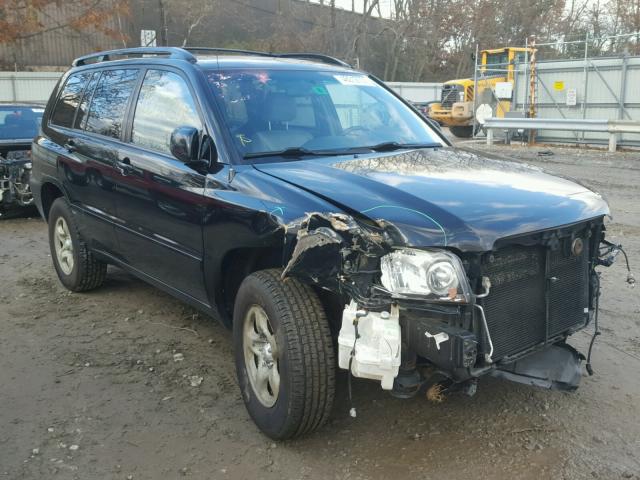 JTEEP21A770208595 - 2007 TOYOTA HIGHLANDER BLACK photo 1