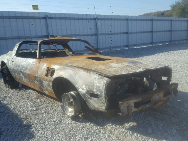 2W87Z7IN135401 - 1977 PONTIAC TRANS AM BURN photo 1