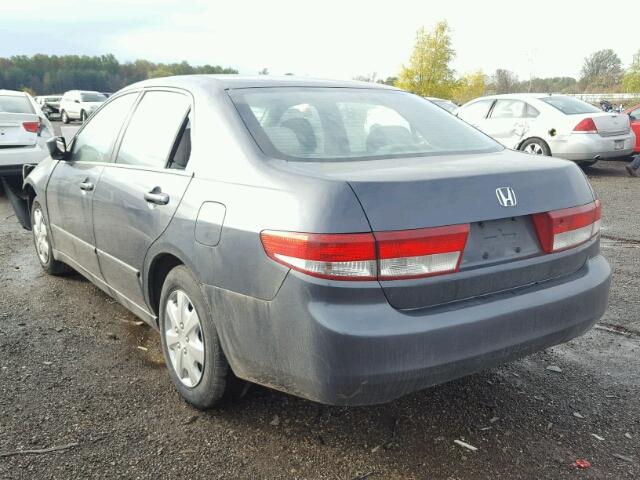 1HGCM563X3A068287 - 2003 HONDA ACCORD LX GRAY photo 3