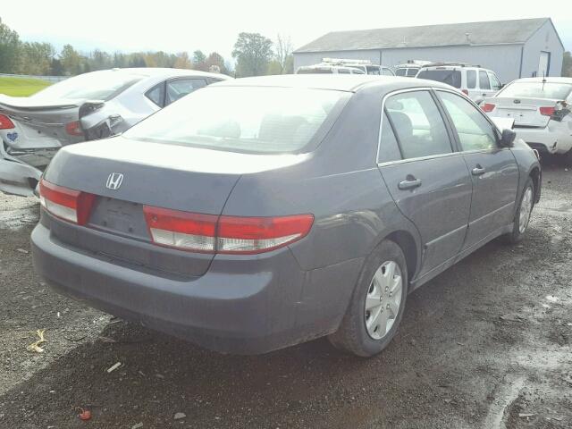 1HGCM563X3A068287 - 2003 HONDA ACCORD LX GRAY photo 4