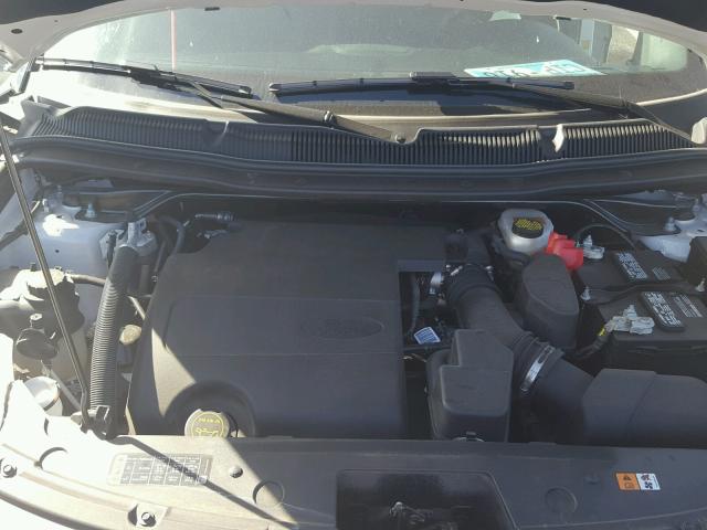 1FM5K8D88HGC54200 - 2017 FORD EXPLORER X WHITE photo 7