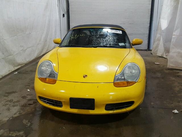 WP0CA29831U626781 - 2001 PORSCHE BOXSTER YELLOW photo 9