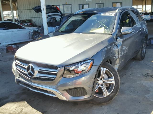 WDC0G4JB5GF093604 - 2016 MERCEDES-BENZ GLC 300 GRAY photo 2