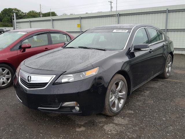 19UUA8F74DA000893 - 2013 ACURA TL ADVANCE BLACK photo 2