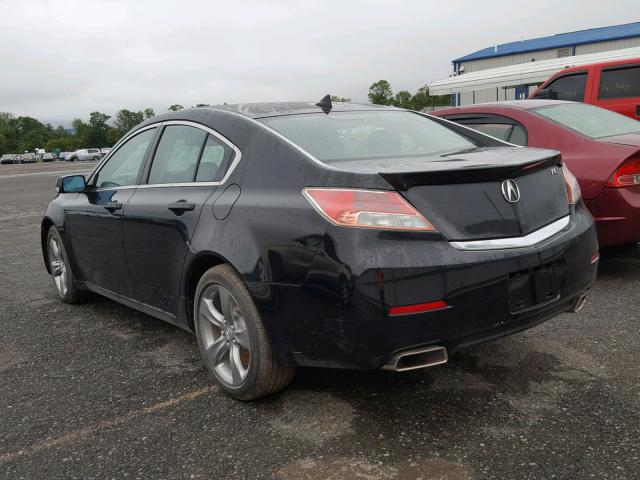 19UUA8F74DA000893 - 2013 ACURA TL ADVANCE BLACK photo 3