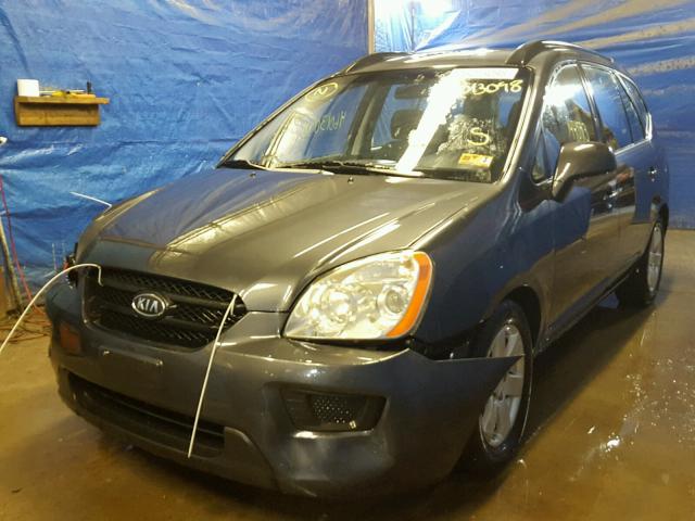 KNAFG526987210181 - 2008 KIA RONDO LX GRAY photo 2