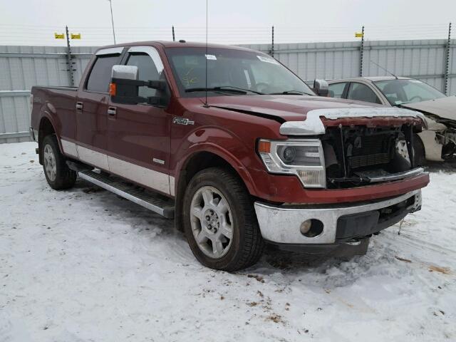 1FTFW1ET6EKD96402 - 2014 FORD F150 SUPER BROWN photo 1