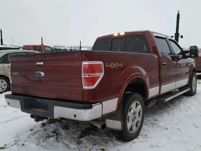 1FTFW1ET6EKD96402 - 2014 FORD F150 SUPER BROWN photo 4