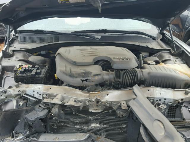 2C3CDXBG2EH130616 - 2014 DODGE CHARGER SE GRAY photo 7