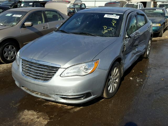 1C3CCBBG5DN731708 - 2013 CHRYSLER 200 TOURIN SILVER photo 2