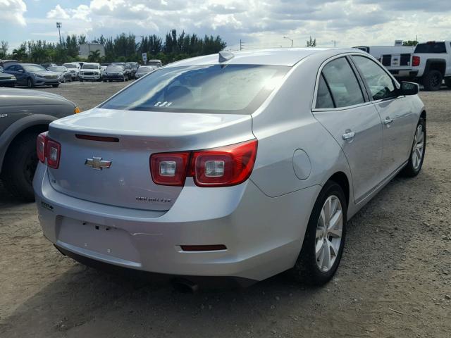 1G11F5SLXFF209140 - 2015 CHEVROLET MALIBU LTZ 银色 照片 4