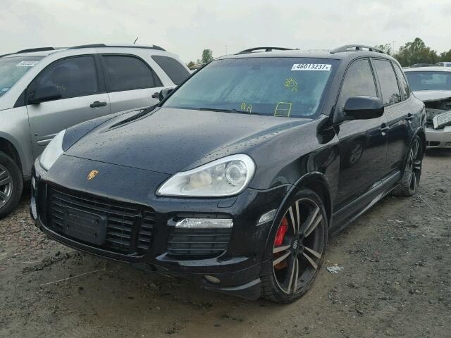 WP1AD29PX8LA74670 - 2008 PORSCHE CAYENNE BLACK photo 2