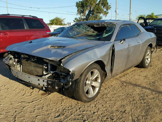 2C3CDZAG5FH718184 - 2015 DODGE CHALLENGER SILVER photo 2