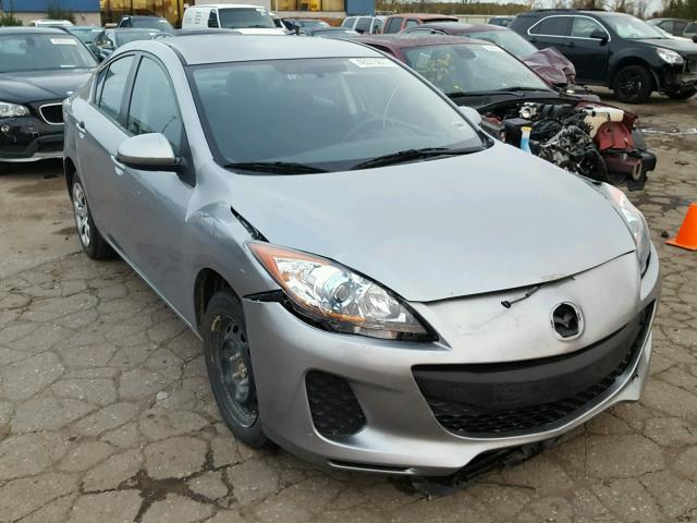 JM1BL1U77D1847112 - 2013 MAZDA 3 SILVER photo 1