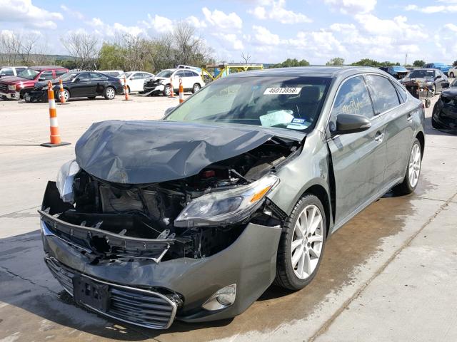 4T1BK1EB8DU037987 - 2013 TOYOTA AVALON BAS GREEN photo 2