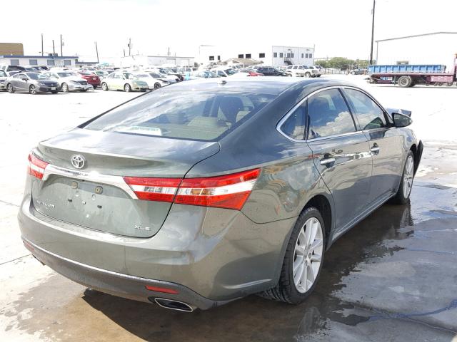 4T1BK1EB8DU037987 - 2013 TOYOTA AVALON BAS GREEN photo 4