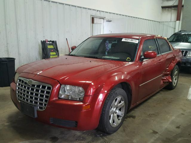 2C3LA43R87H860007 - 2007 CHRYSLER 300 RED photo 2