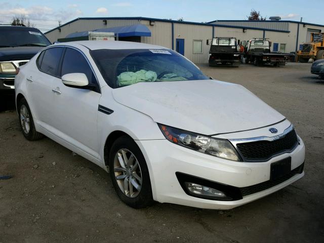 KNAGM4A79C5294816 - 2012 KIA OPTIMA LX WHITE photo 1