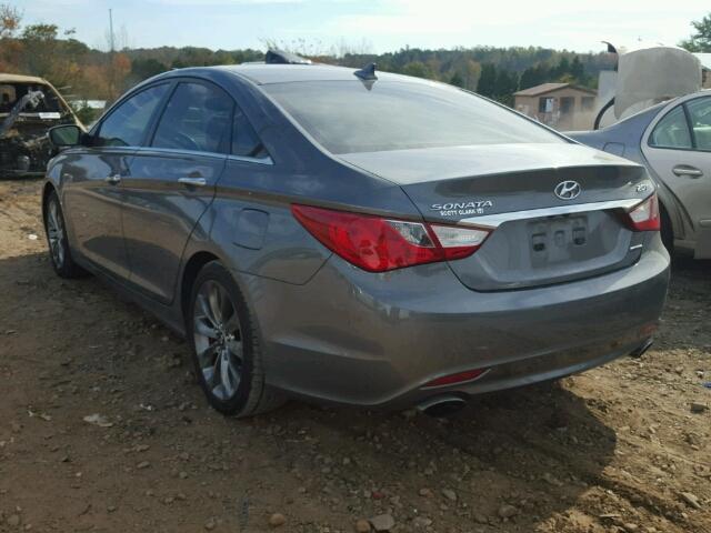 5NPEC4AB0BH179182 - 2011 HYUNDAI SONATA SE GRAY photo 3