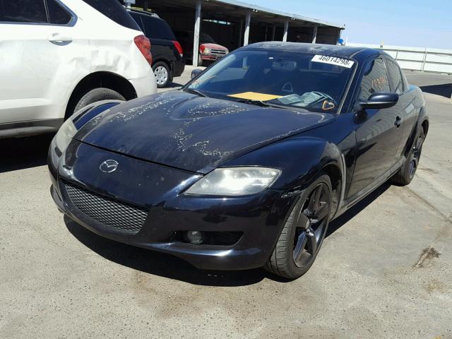 JM1FE173250158722 - 2005 MAZDA RX8 BLACK photo 2