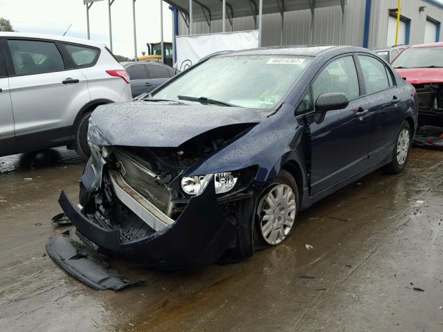 19XFA1F33AE013705 - 2010 HONDA CIVIC VP BLUE photo 2