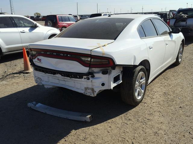 2C3CDXBG0FH812704 - 2015 DODGE CHARGER SE WHITE photo 4