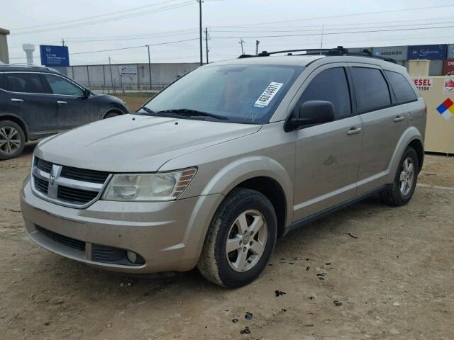 3D4GG47B09T181418 - 2009 DODGE JOURNEY SE GOLD photo 2